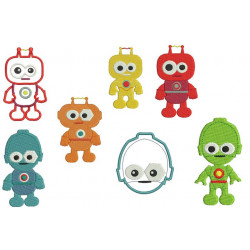 Stickserie - Roboter